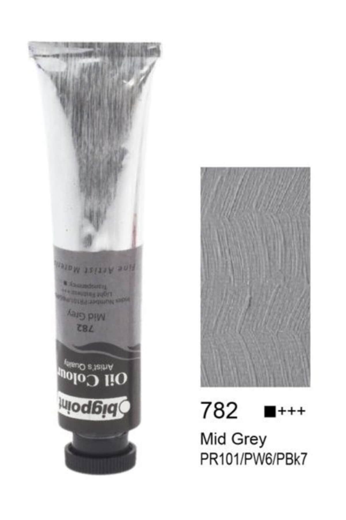 Bigpoint Yağlı Boya 45 ml. 782 Mid Grey