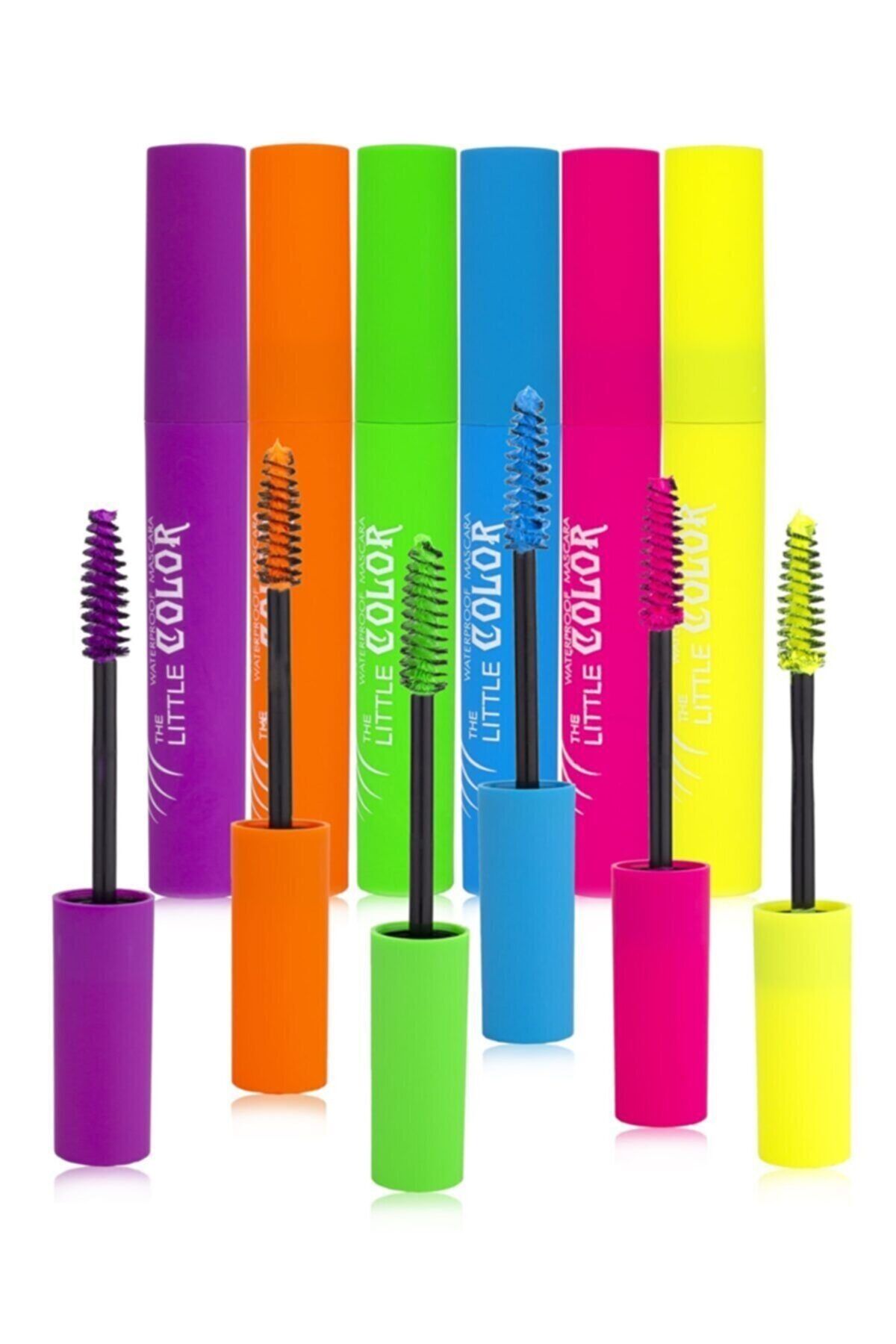 AİLY COSMETİCS Aily 6'lı Neon Maskara Seti