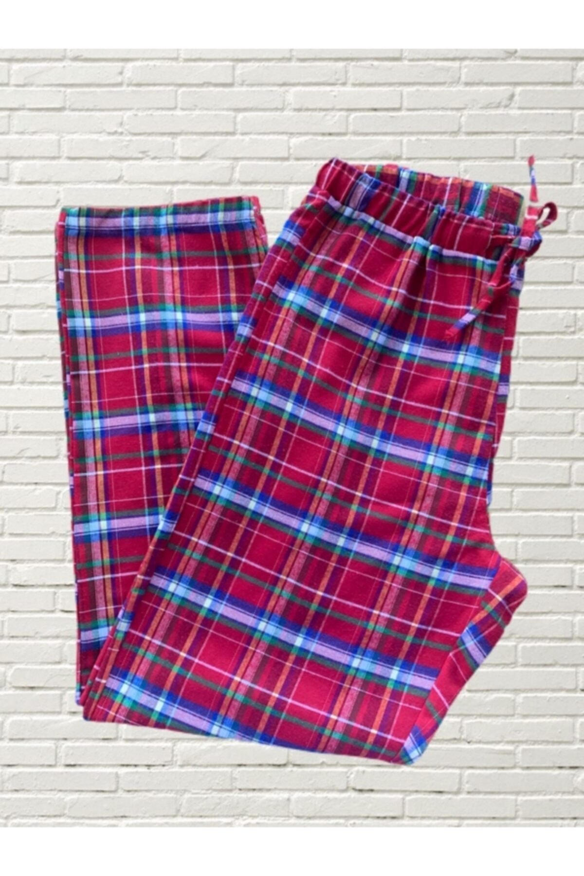 BeCasual %100 Pamuk Kırmızı Pijama Altı