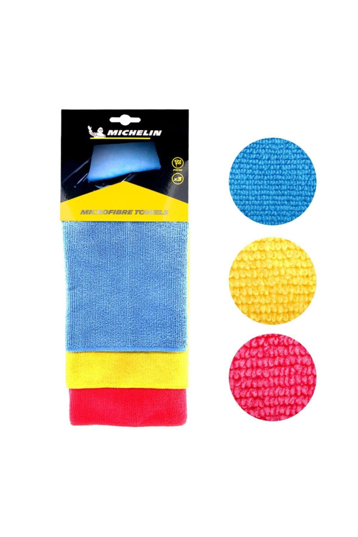 Michelin Mc32491 40x40cm Süper Emici Mikrofiber Havlu, 3 Adet