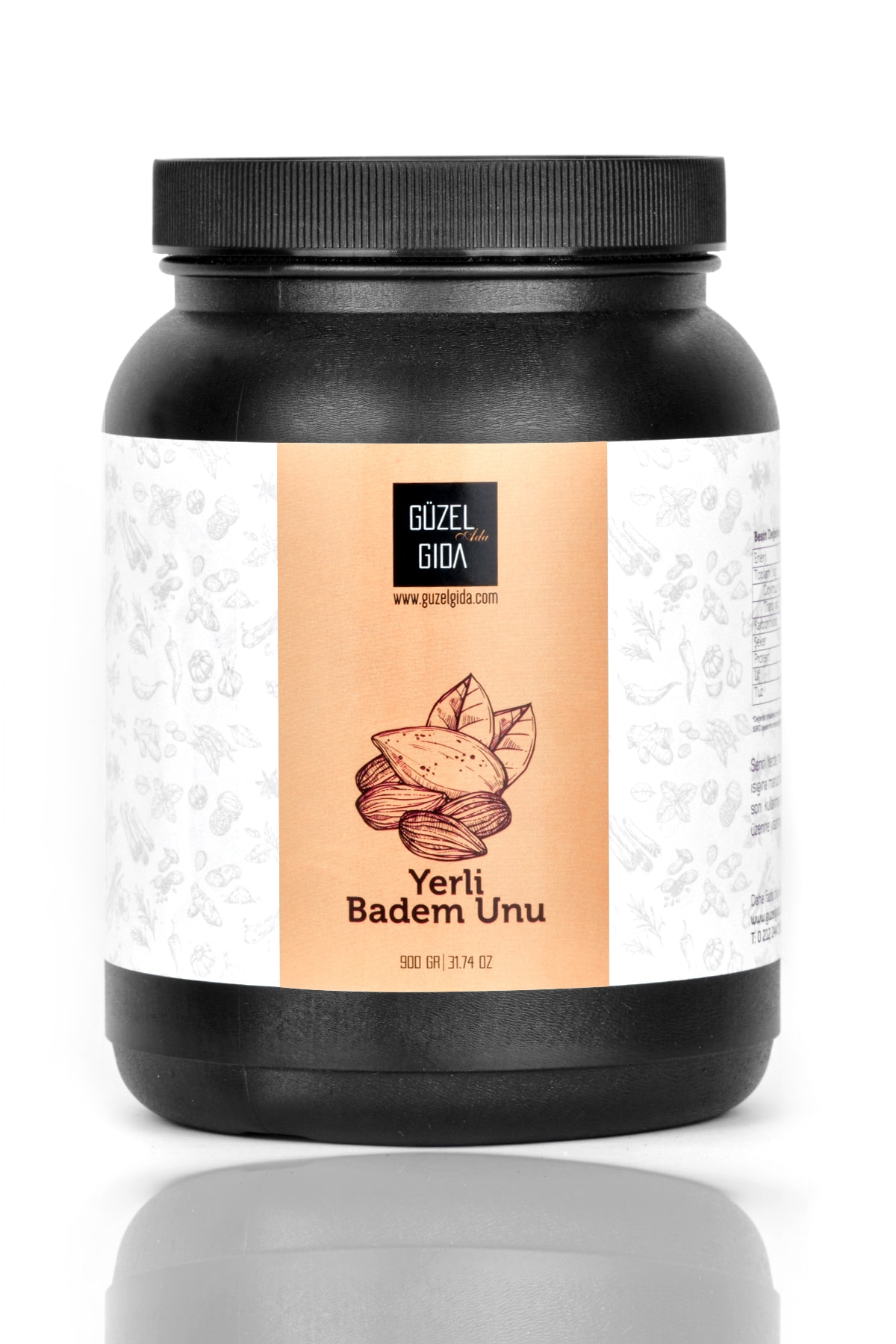 Güzel Ada Gıda Glutensiz Badem Unu  900 Gr