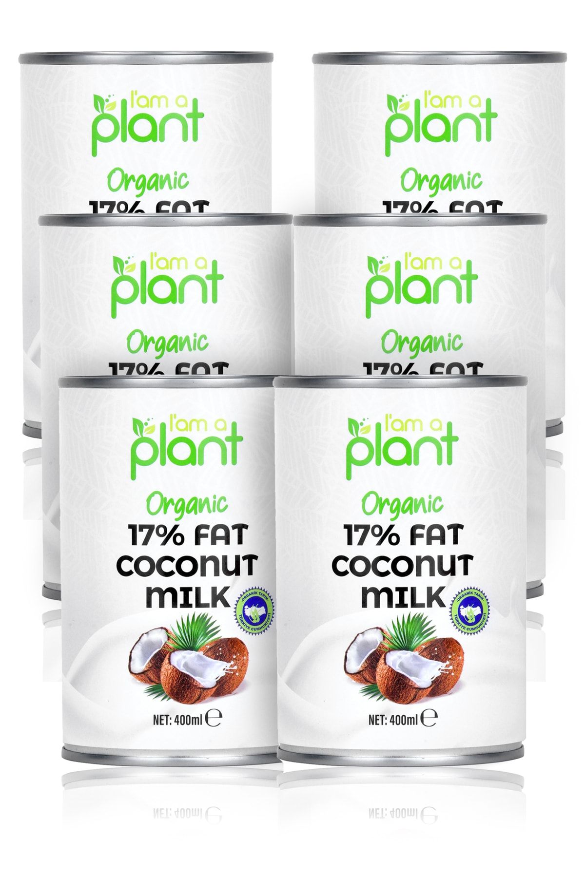 Güzel Ada Gıda Organik Hindistan Cevizi Sütü 400 ml x 6