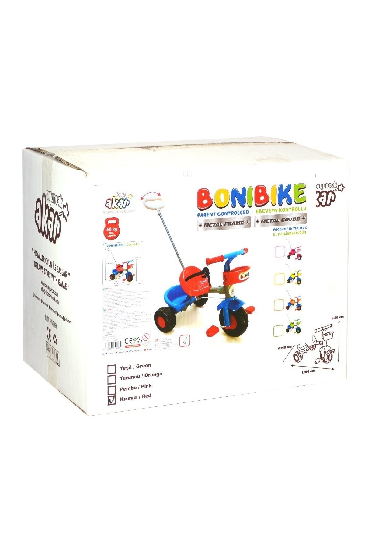 NO.8 HOUSE Boni Bike Kontrollü Pedallı Bisiklet 93-871/93-928/93-970/94-021/94-076