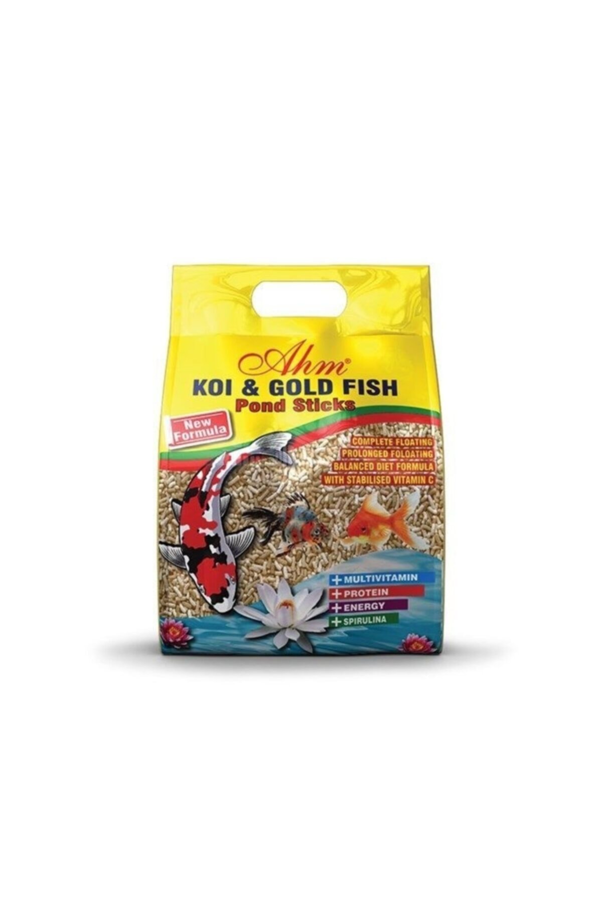 Pets Ahm Marin Pond Natural Sticks 1 Kg Balık Yemi