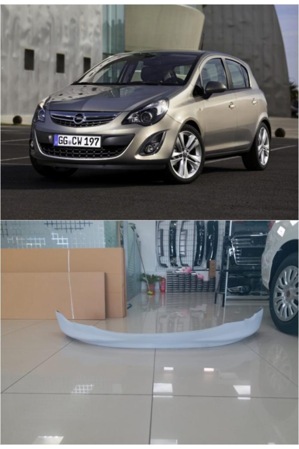 stuning Opel Corsa D Opc Body Kit 5 Kapı Fiber Boyasız 2010-2014