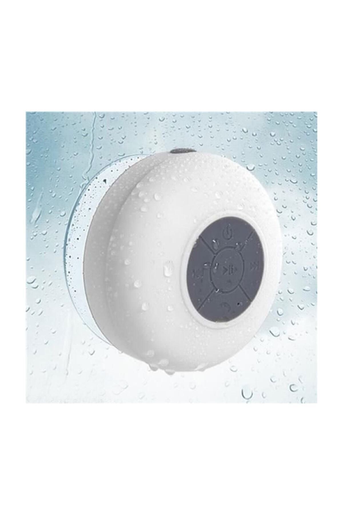 Diwu Su Geçirmez Mini Bluetooth Duş Hoparlörü (Beyaz)