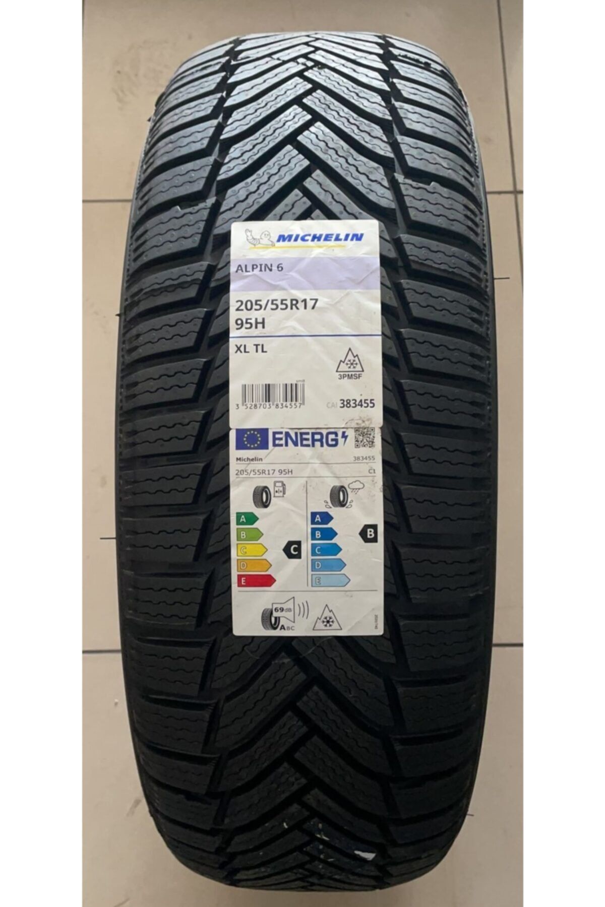 Michelin 205/55r17 95h Xl Alpin6 Kış Lastiği 2021 Üretim