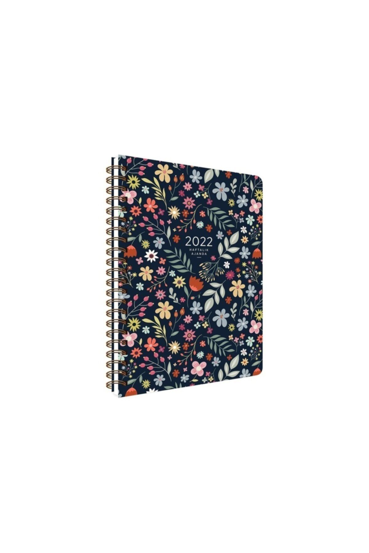 KESKİN COLOR 2022 Yılı (13x19.5) Cm Spiralli Haftalık Ajanda Gizli Bahçe