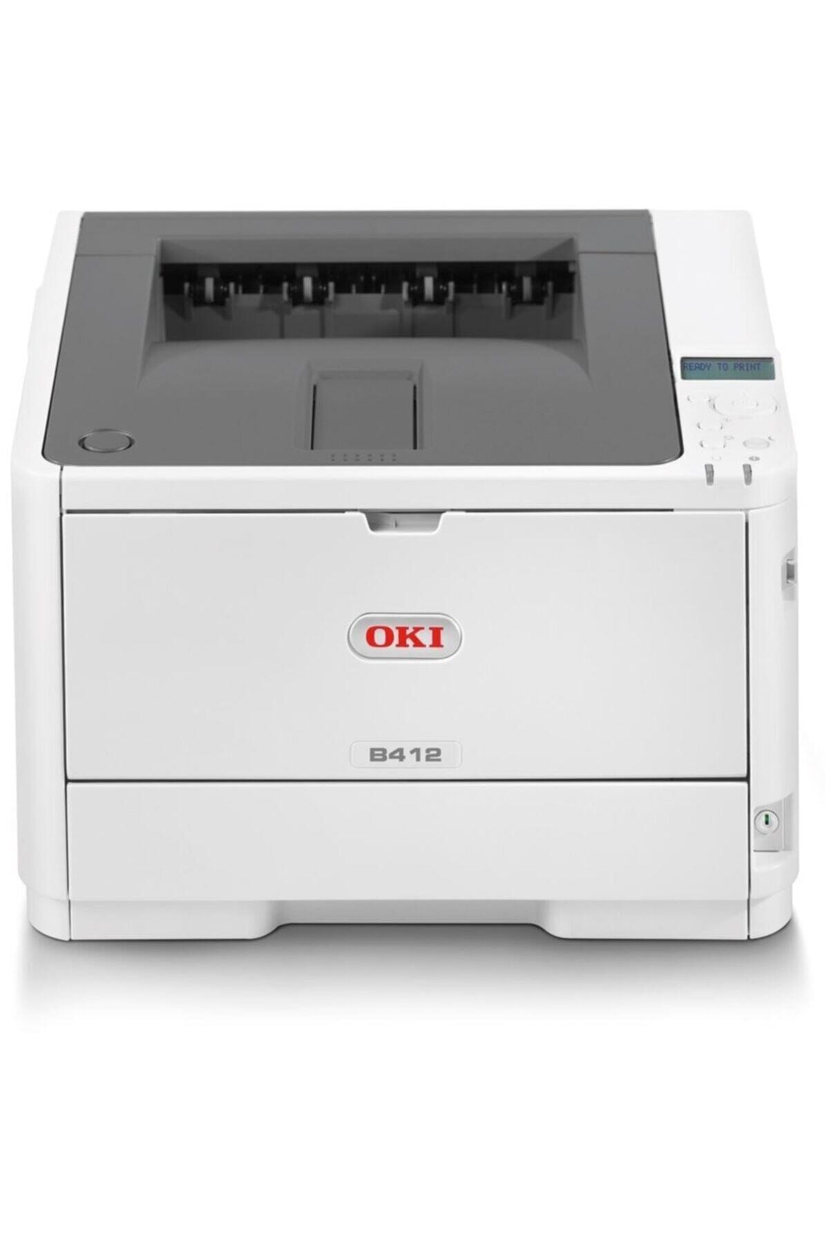 OKI A4 Mono B412dn Laser Yazıcı 33sayfa 60.000sayfa Dublex Usb 2.0,ethernet