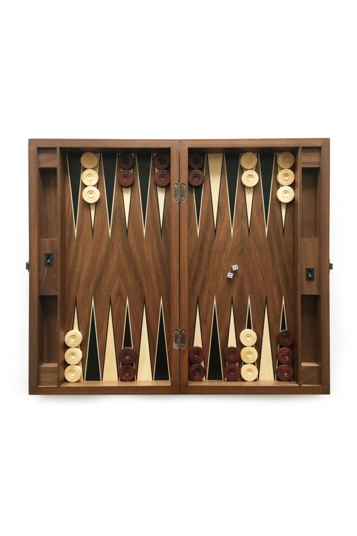Helena Wood Art Tuana Geniş Sade Ceviz Tavla