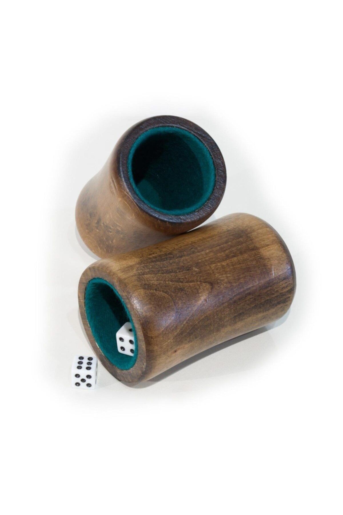 Helena Wood Art Ahşap Zar Fincanı Çifti