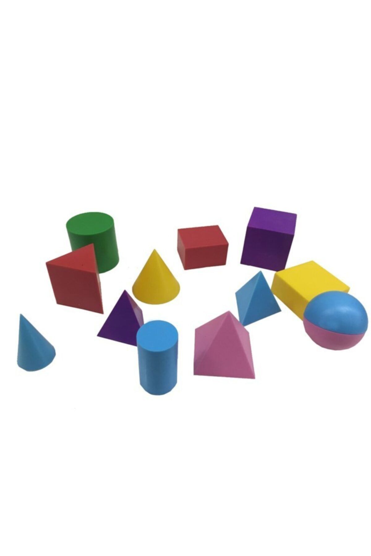 Mir Plastik Geometrik Cisimler Seti (11 Geometrik Şekil)