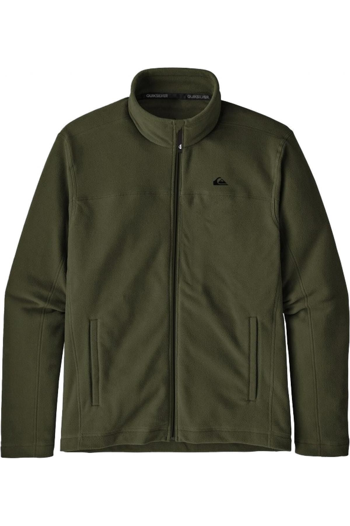 Quiksilver Teqyft07040 Pulse Fz Plr Jkt Haki Erkek Ceket & Yelek