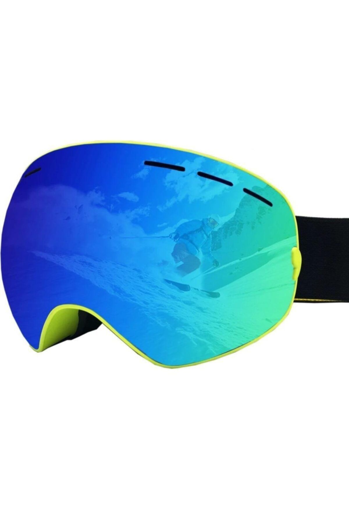 IOQX Kar Kayak ve Snowboard Gözlüğü Motosiklet Gözlüğü Yüz Maskeli