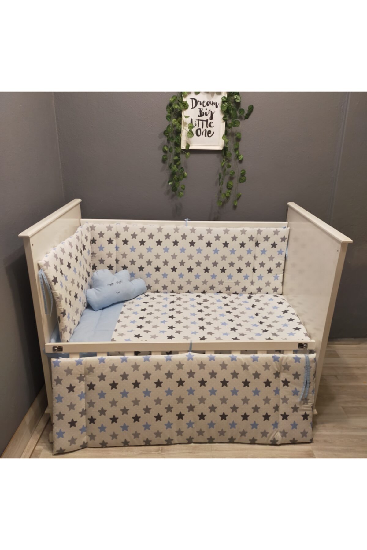 Cordelieu Mavi Yıldızlı Bebek Uyku Seti 70*130