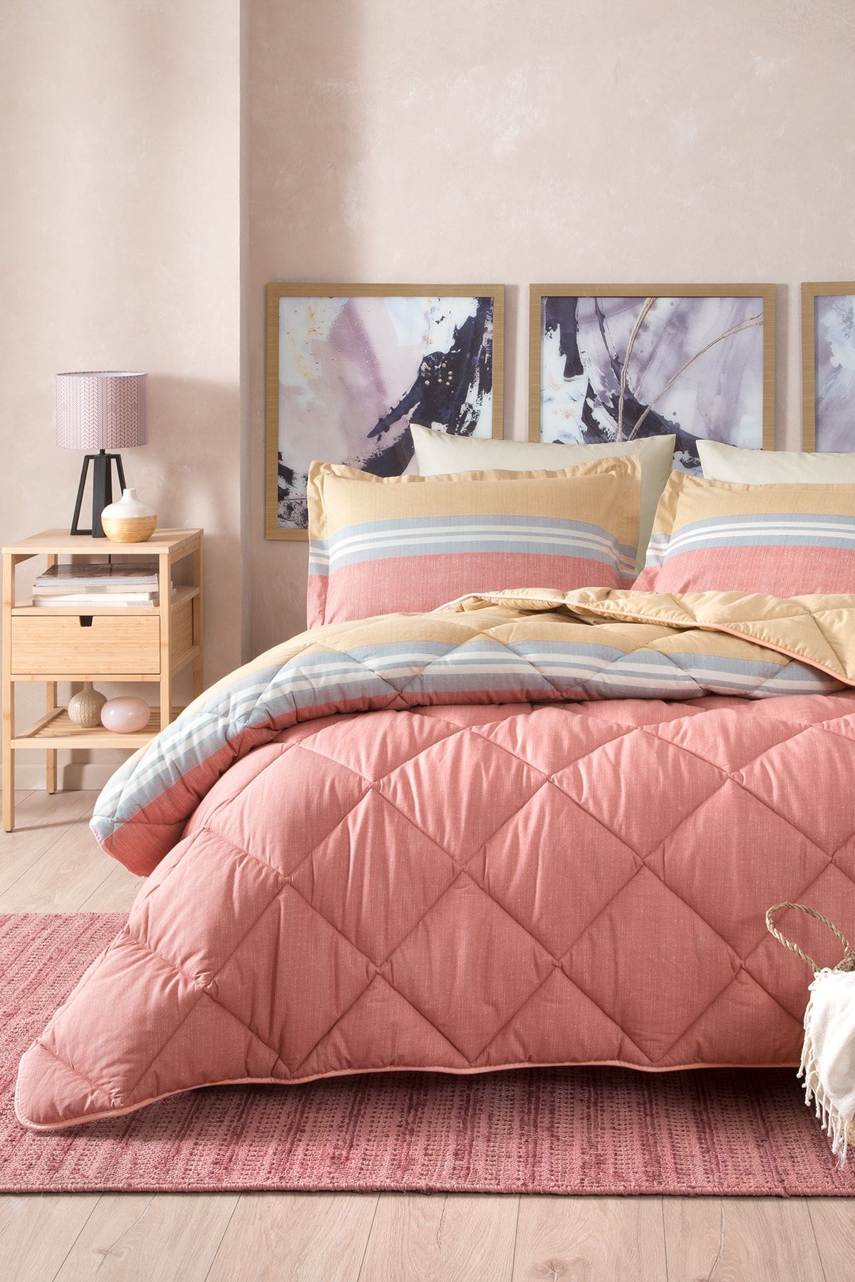 Yataş Bedding Lupin Tek Kişilik Uyku Seti - Kiremit