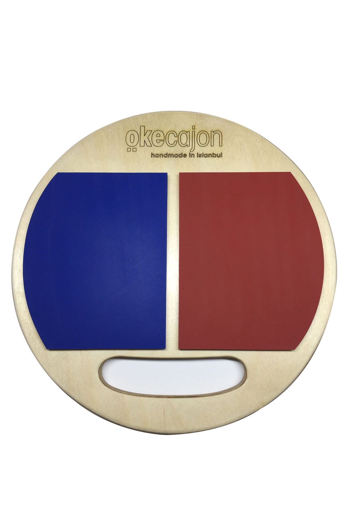 okecajon Emoji Practice Pad 10 Inç Tek Taraflı Çift Yüzeyli Drum Pad
