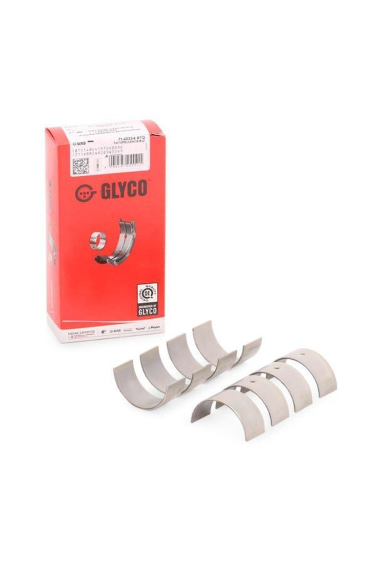 GLYCO Volvo S40 V40 Kol Yatak Takımı 0.25 Ölçülü 4 Silindir Için