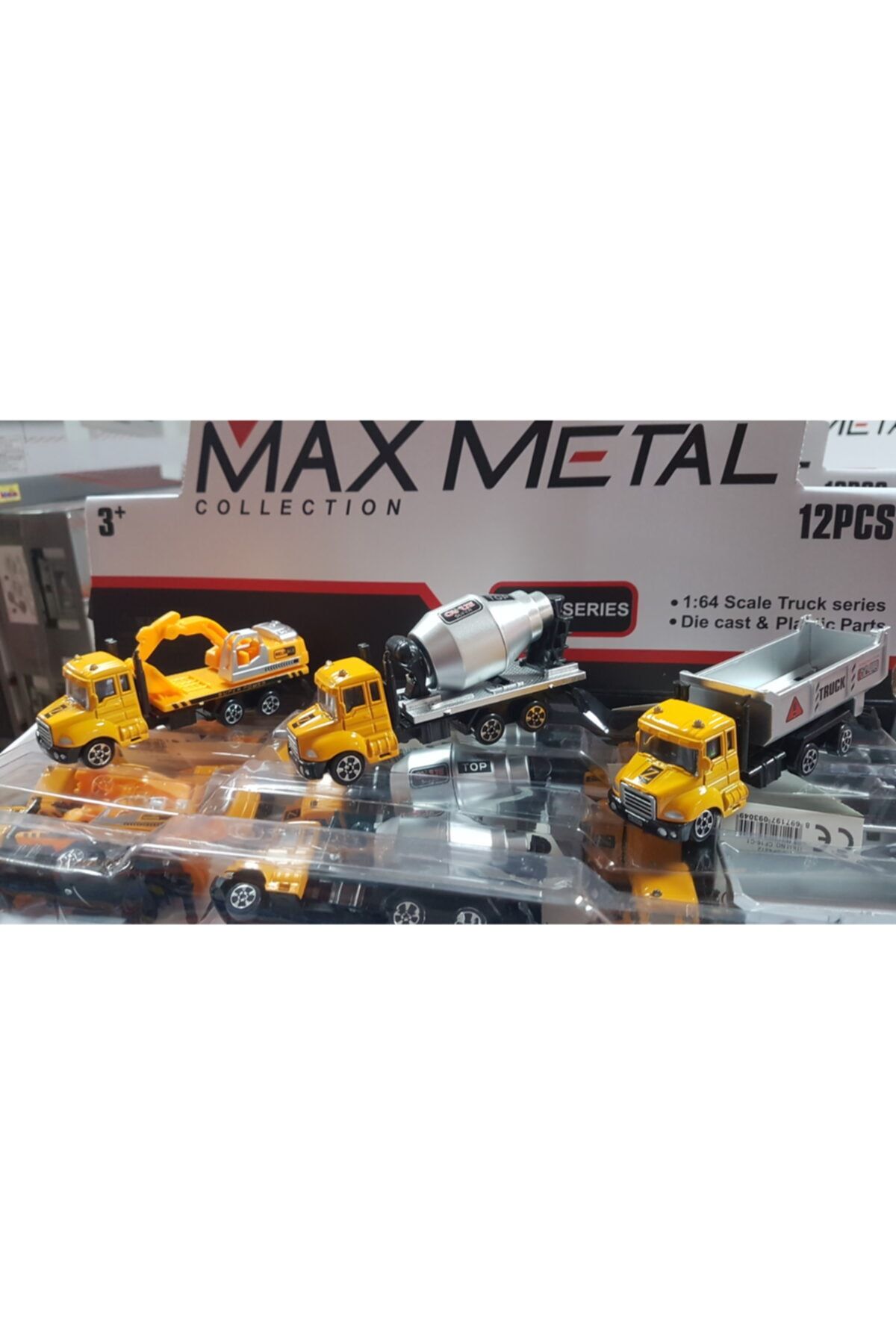 06 KAYRA STORE Oyuncak İş Makinası 3 lü Set
