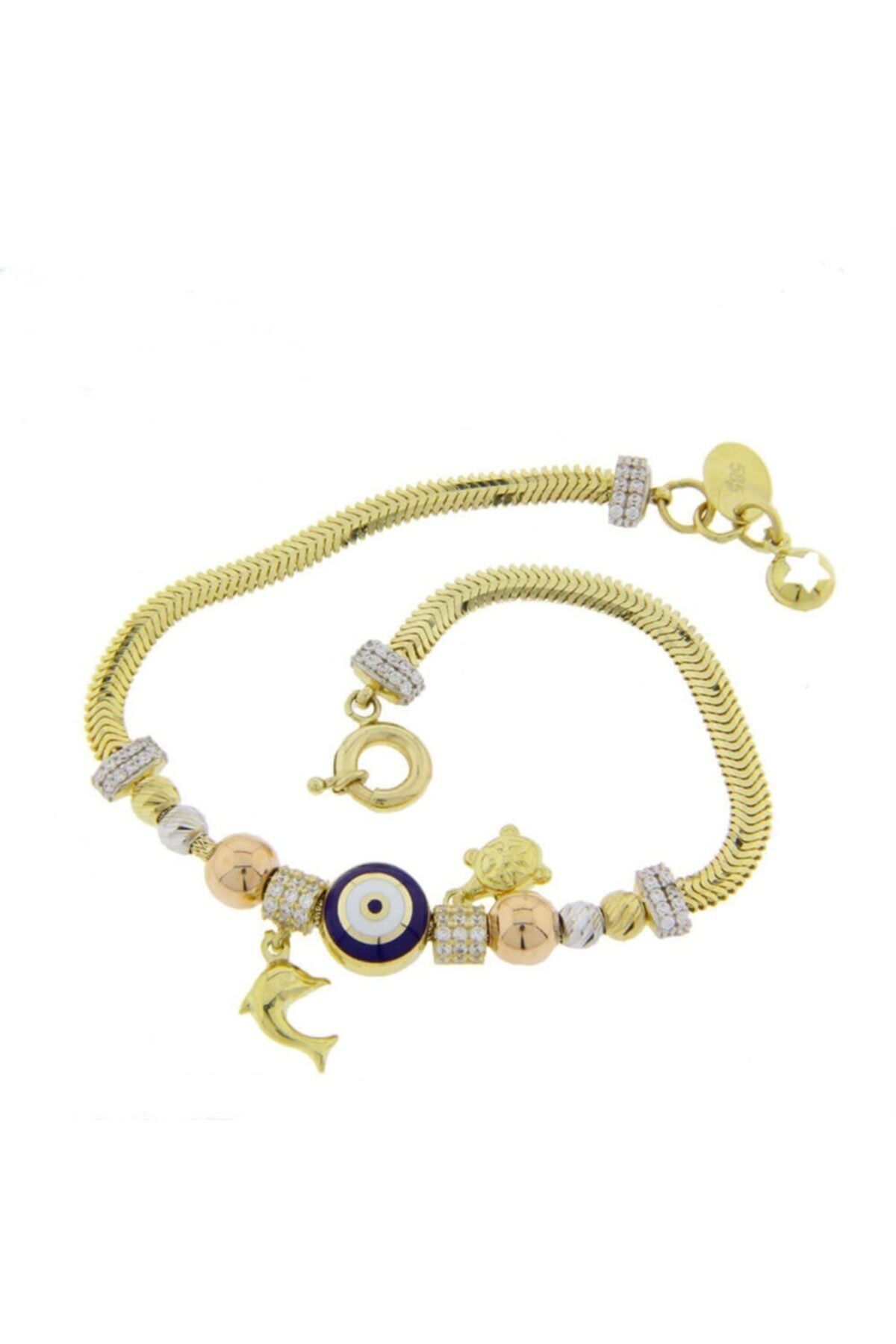 MLT GOLD 8.92 Gr 14 Ayar Altın Pandora Bileklik