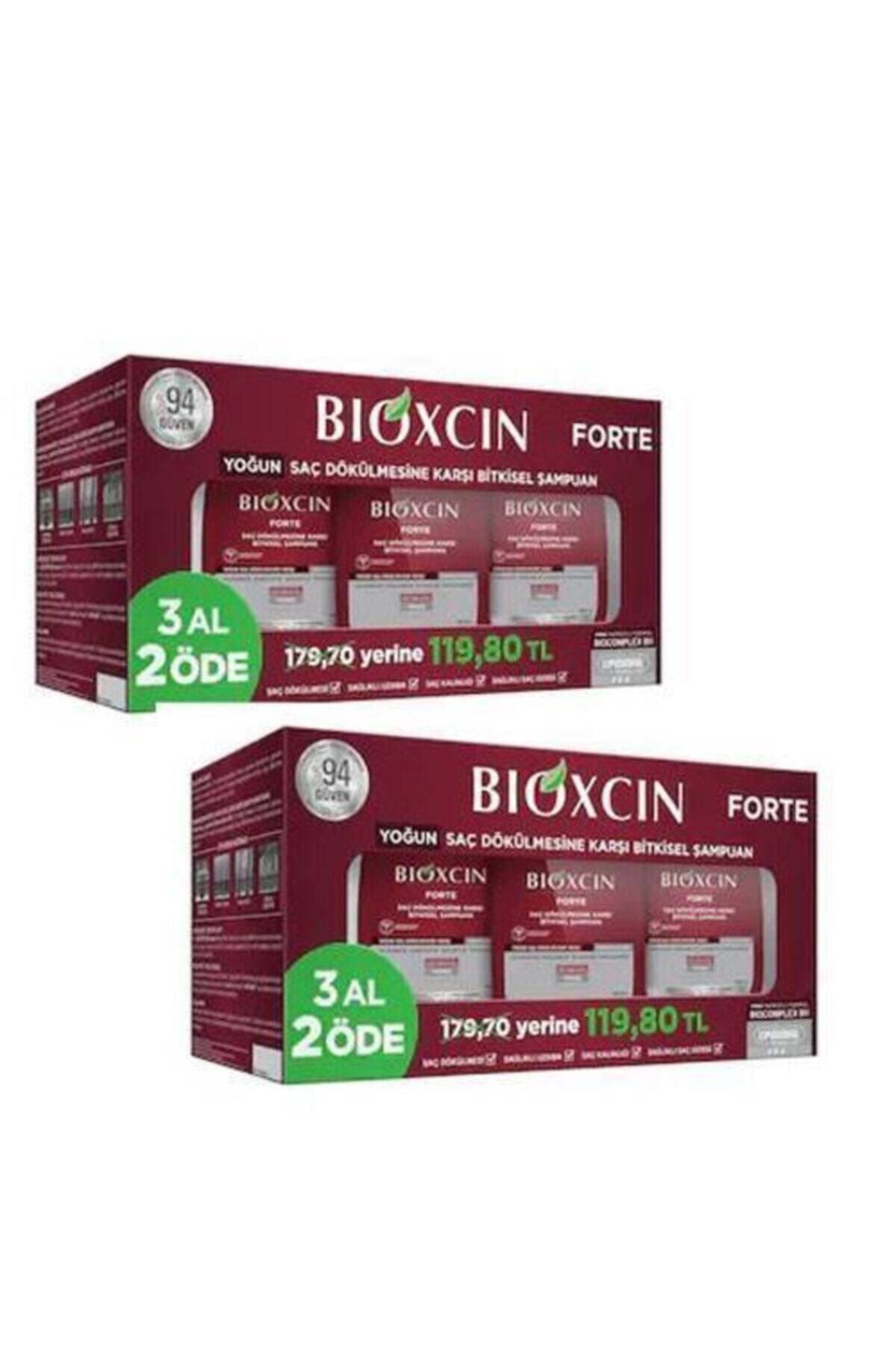 Bioxcin Forte Şampuan 3'lü Set 2 Adet