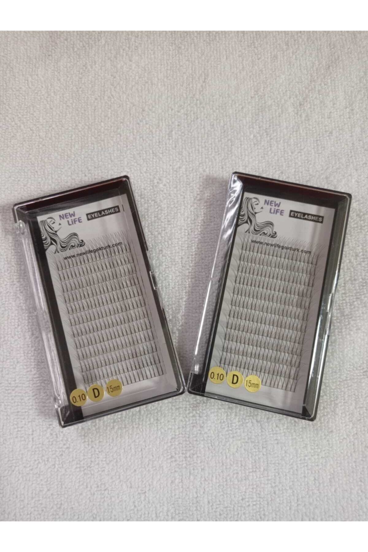 New Life 3d Ipek Kirpik D Kıvrım 0,10 Kalınlık 15mm Uzunluk (2 Adet)