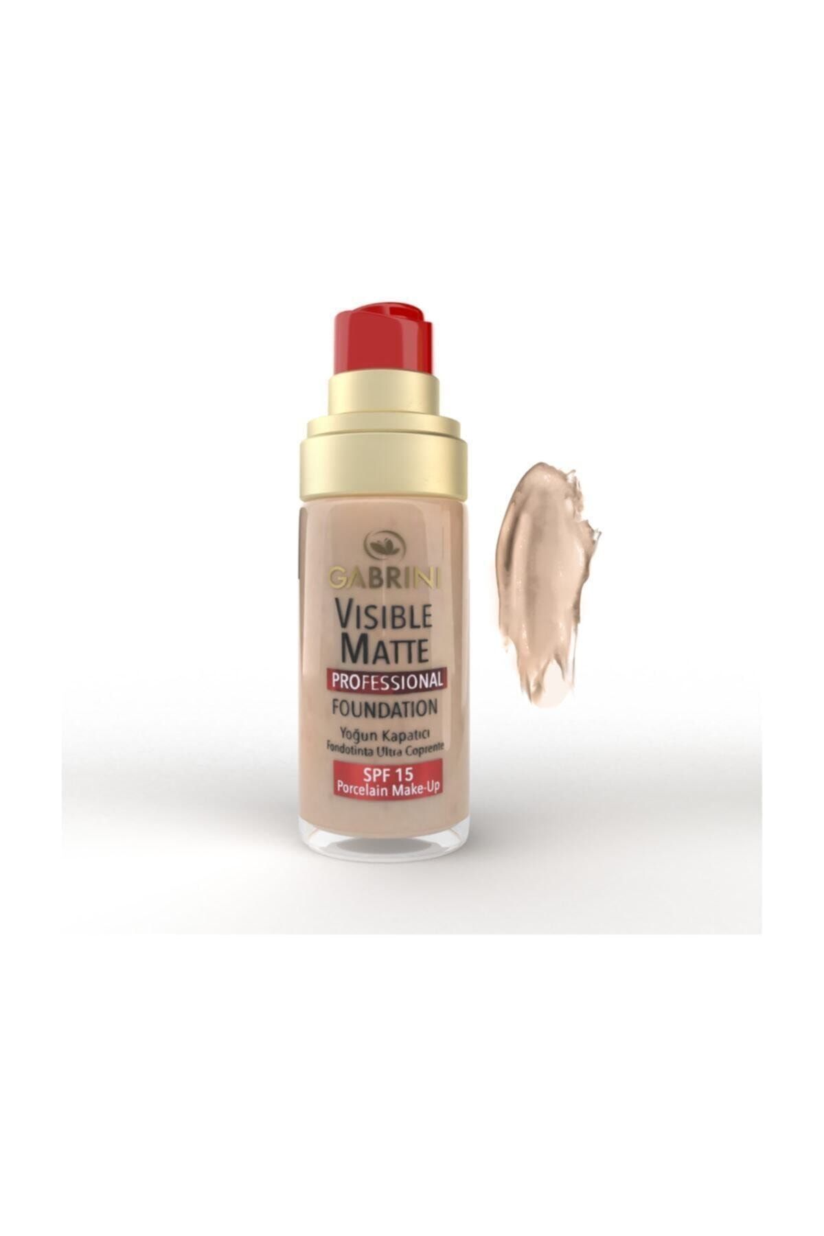 Gabrini Visible Matte Fondöten Koyu Ton 30 ml