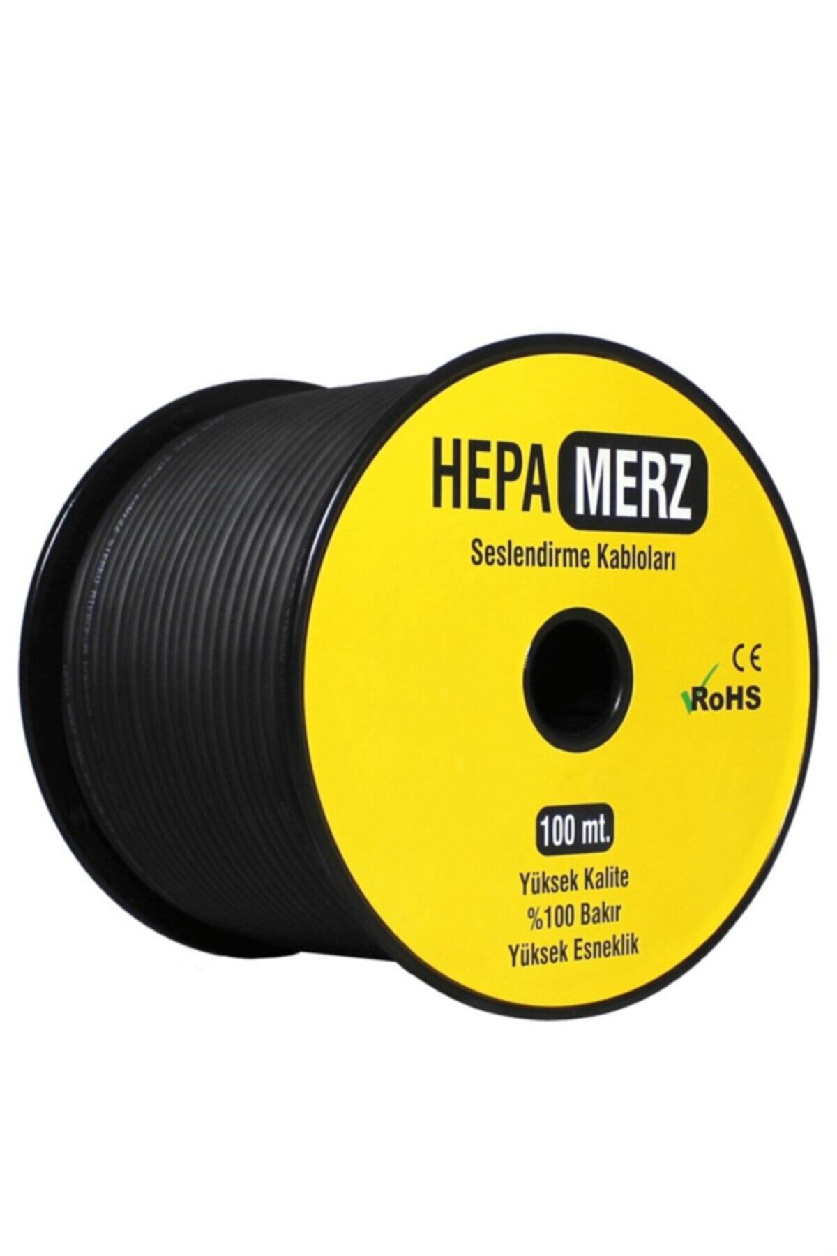 HepaMerz Hepa Merz Ek-103 Mono Mikrofon Kablosu 1x0.22 Mm 100 Mt. %100 Bakır (ince Slim Kablo)
