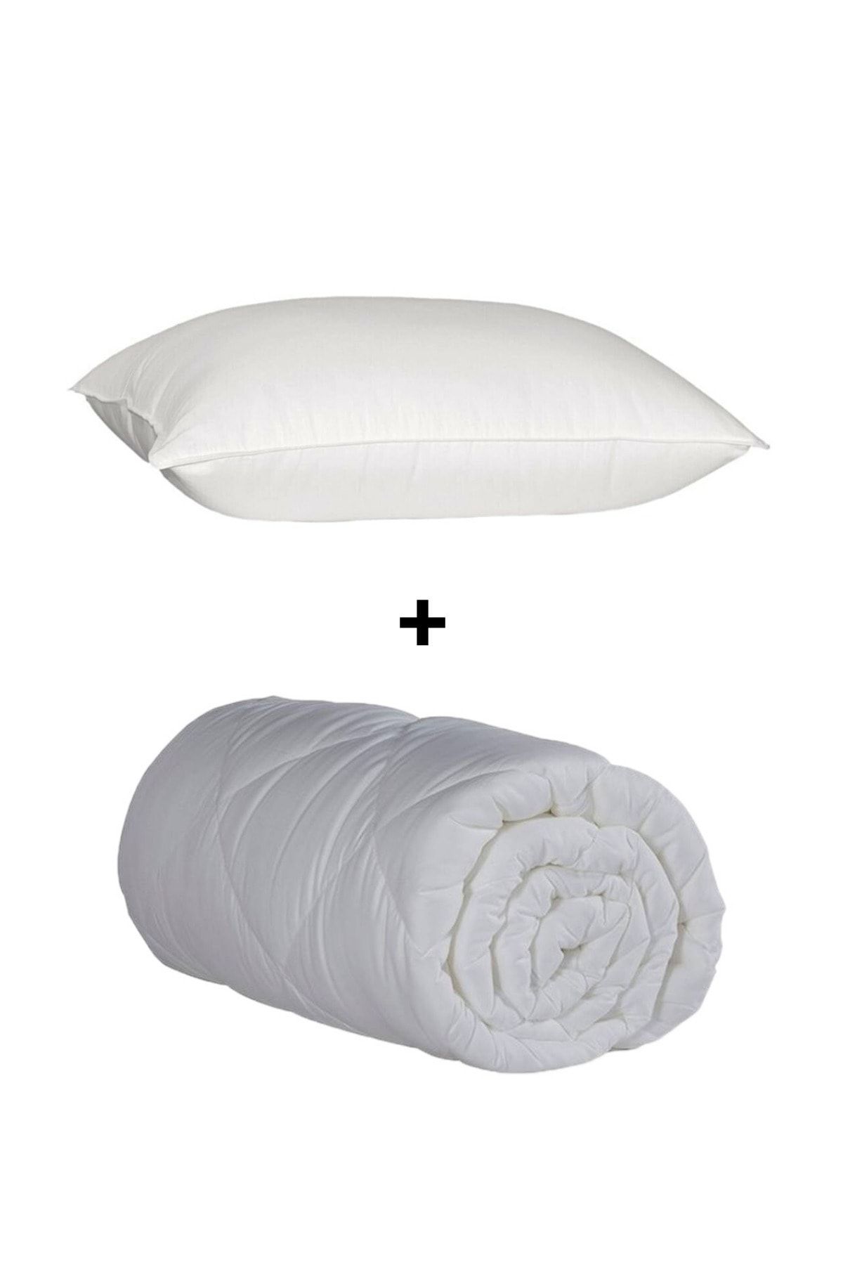 AS DİZAYN Çift Kişilik Yorgan Özel Terry Cotton Mikrofiber Kumaş Ve 1 Adet Microfiber Antialerjik Yastık