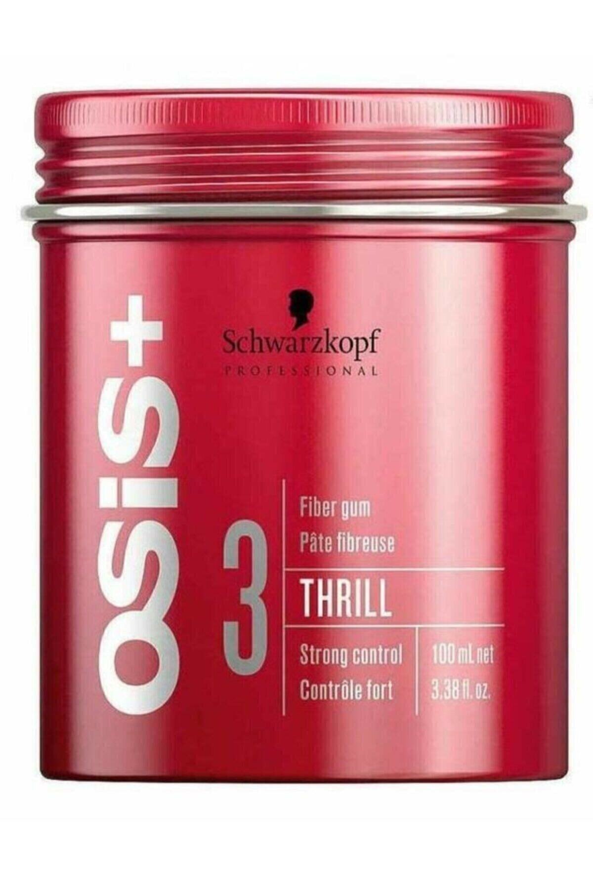 Schwarzkopf 3 Thrill Fiber Gum Doku Veren Saç Şekillendirici Kremi 100ml