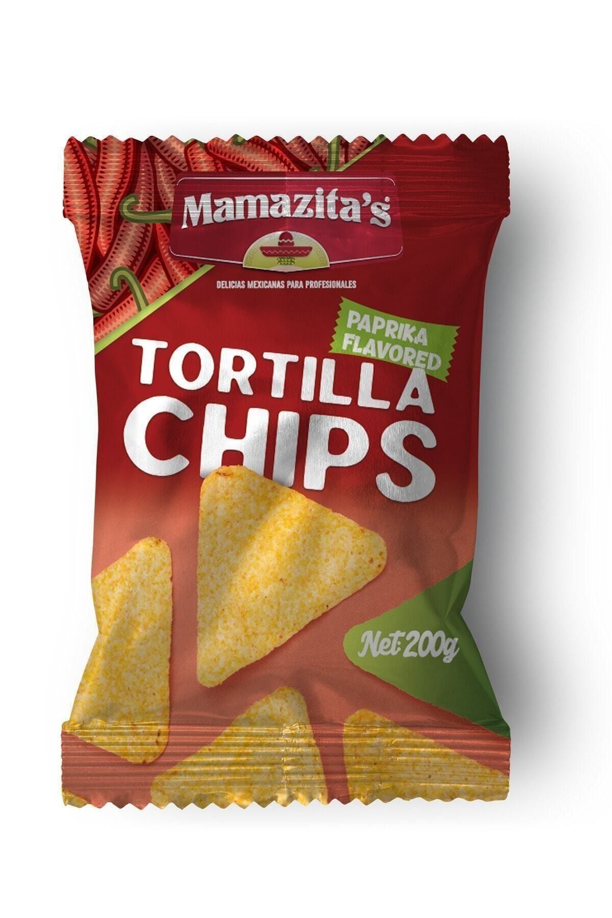Mamazita'S Kırmızı Biberli Mısır Tortilla Cipsi 200gr