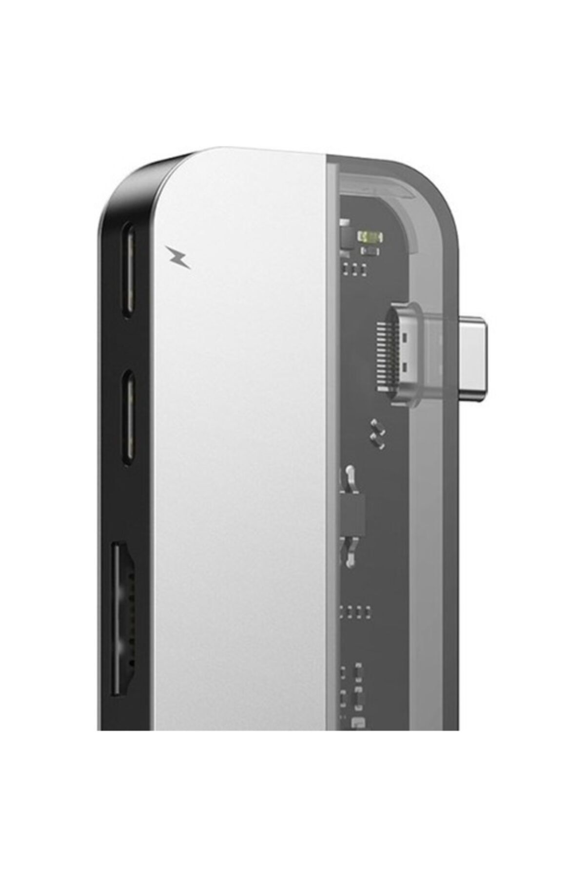 Baseus Cahub-td0g Transparent 2*pd+2*usb+hdmı 4k Hd Type-c Hub