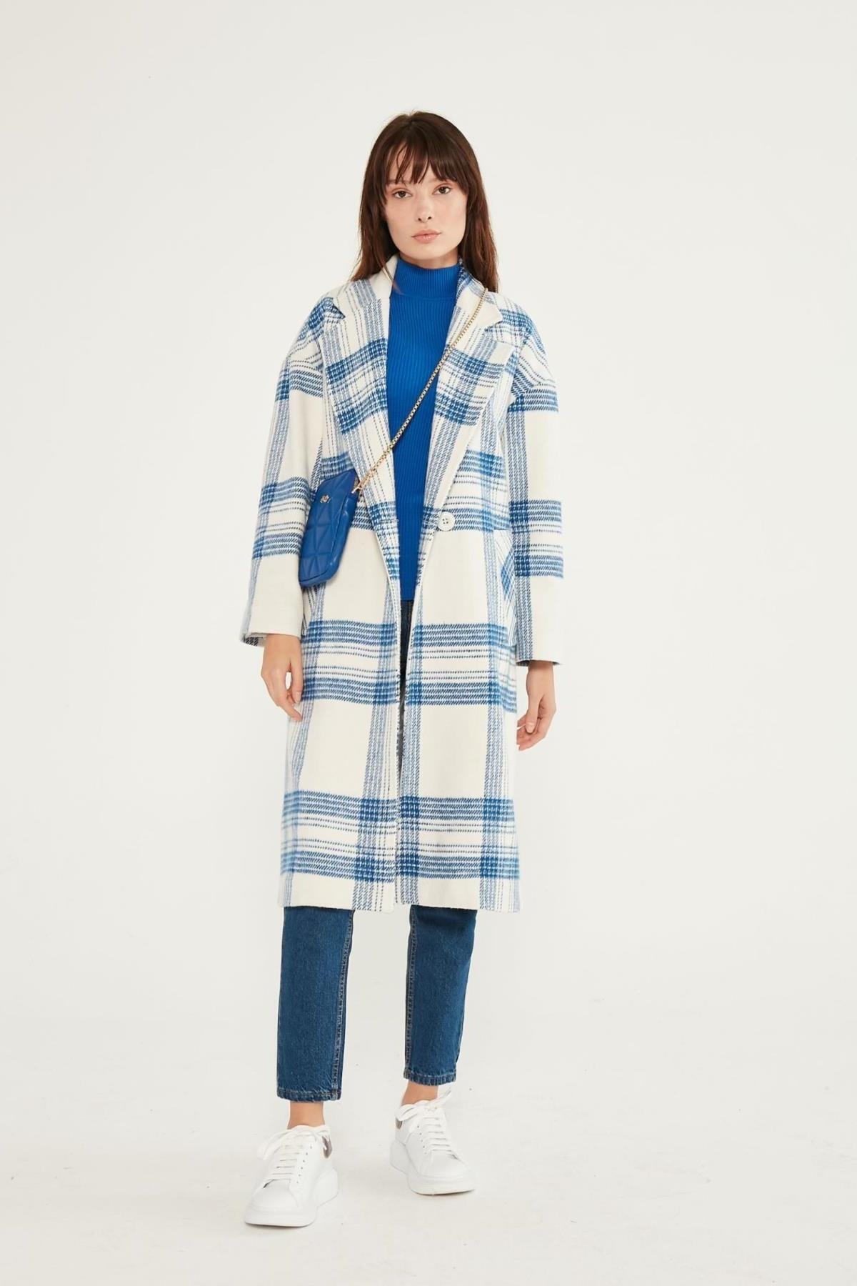 EMNORA Ekose Kaşe Kaban