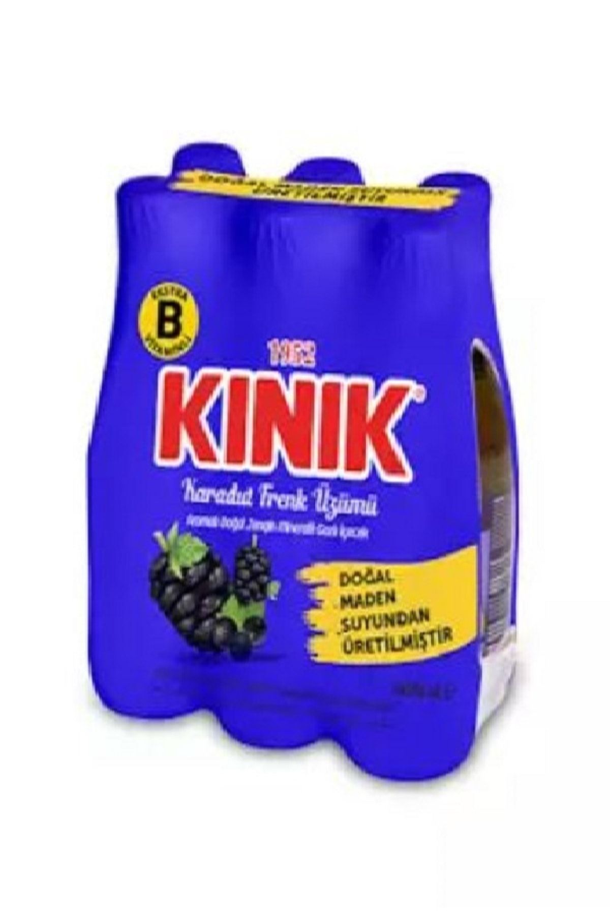 Kınık Soda Karadut-Frenk Üzümü 200 ml 6'lı
