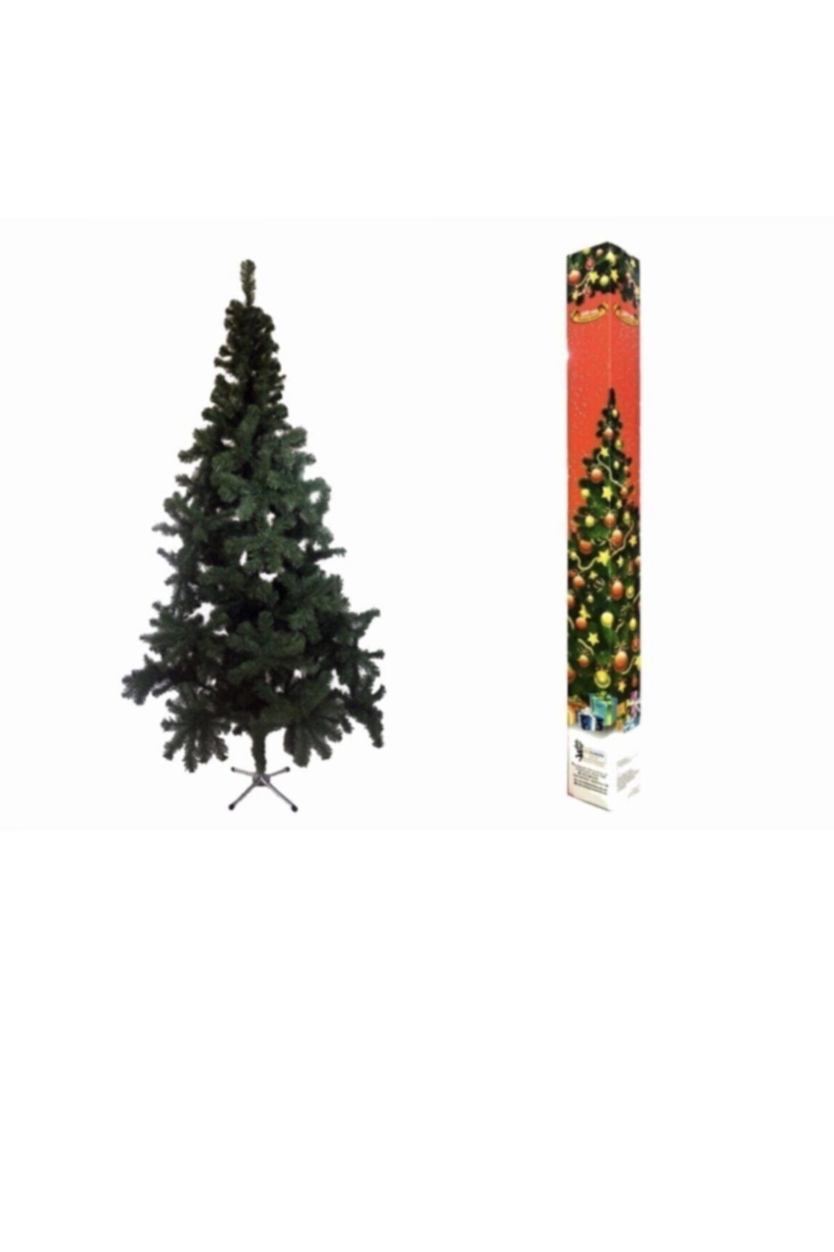 1İLKOUTLET 150 Cm 220 Dal Demir Ayaklı Çam Ağacı