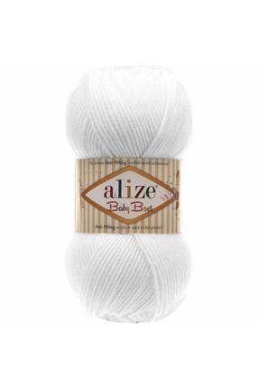 Baby Best Anti-pilling Bambu Karışım - 55 Beyaz - 100 Gr. 240 Mt. Image 0