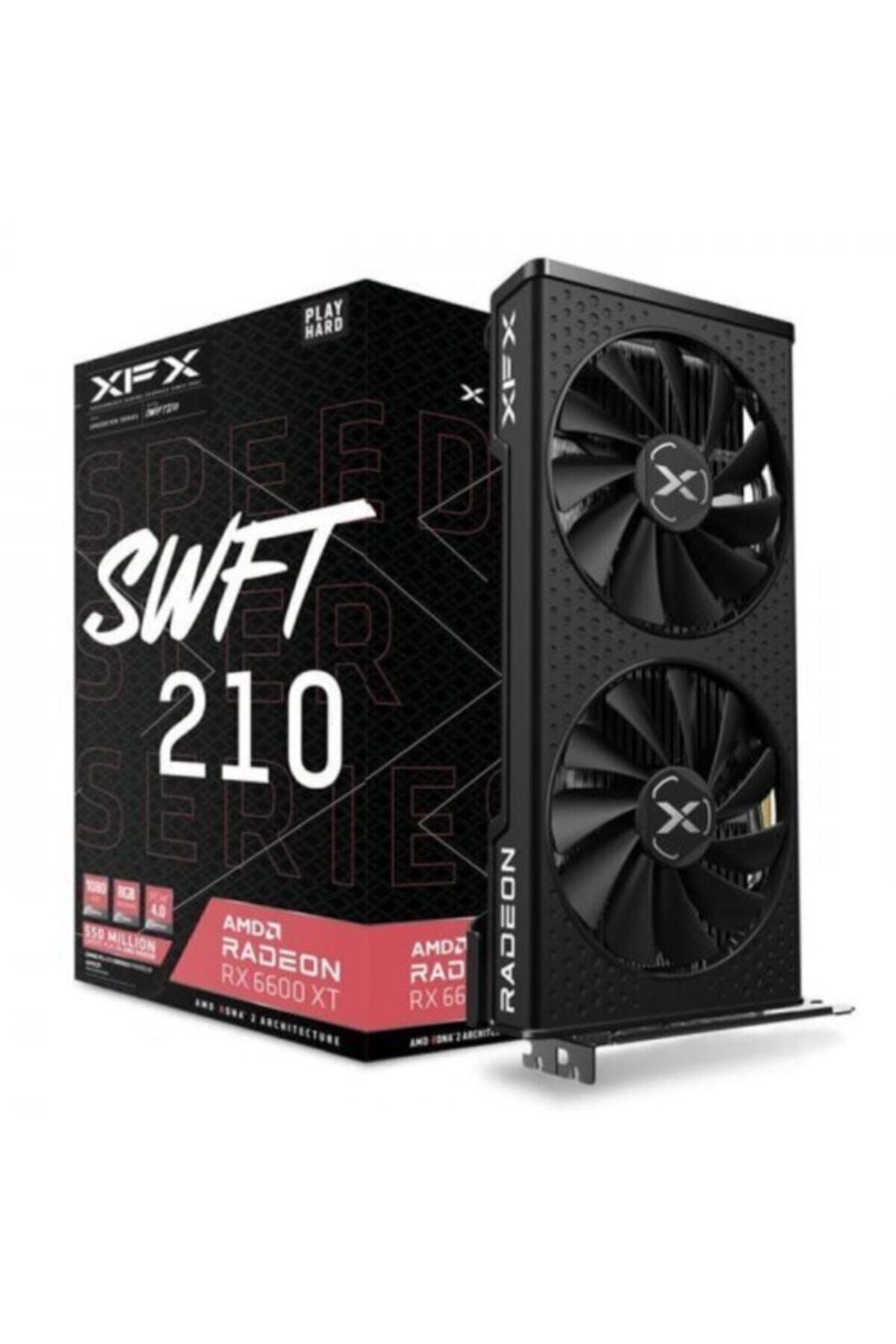 XFX 8gb Rx 6600xt Speedster Swft210 Rx-66xt8dfdq Gddr6 128 Bit
