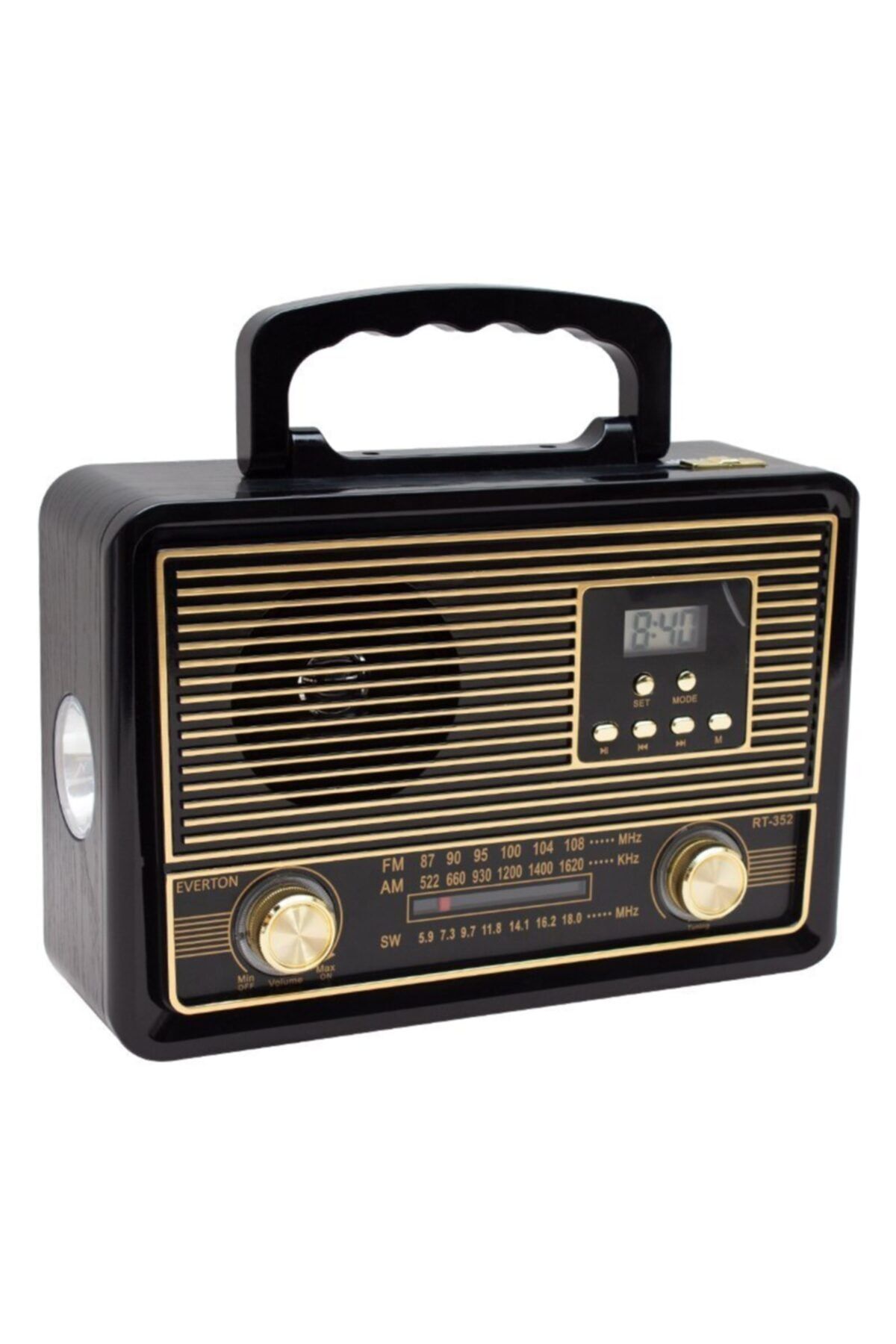 Modus Shop Everton Rt-352bt Usb/sd/fm/aw/sw/aux/bluetooth Destekli Nostaljik Müzik Kutusu