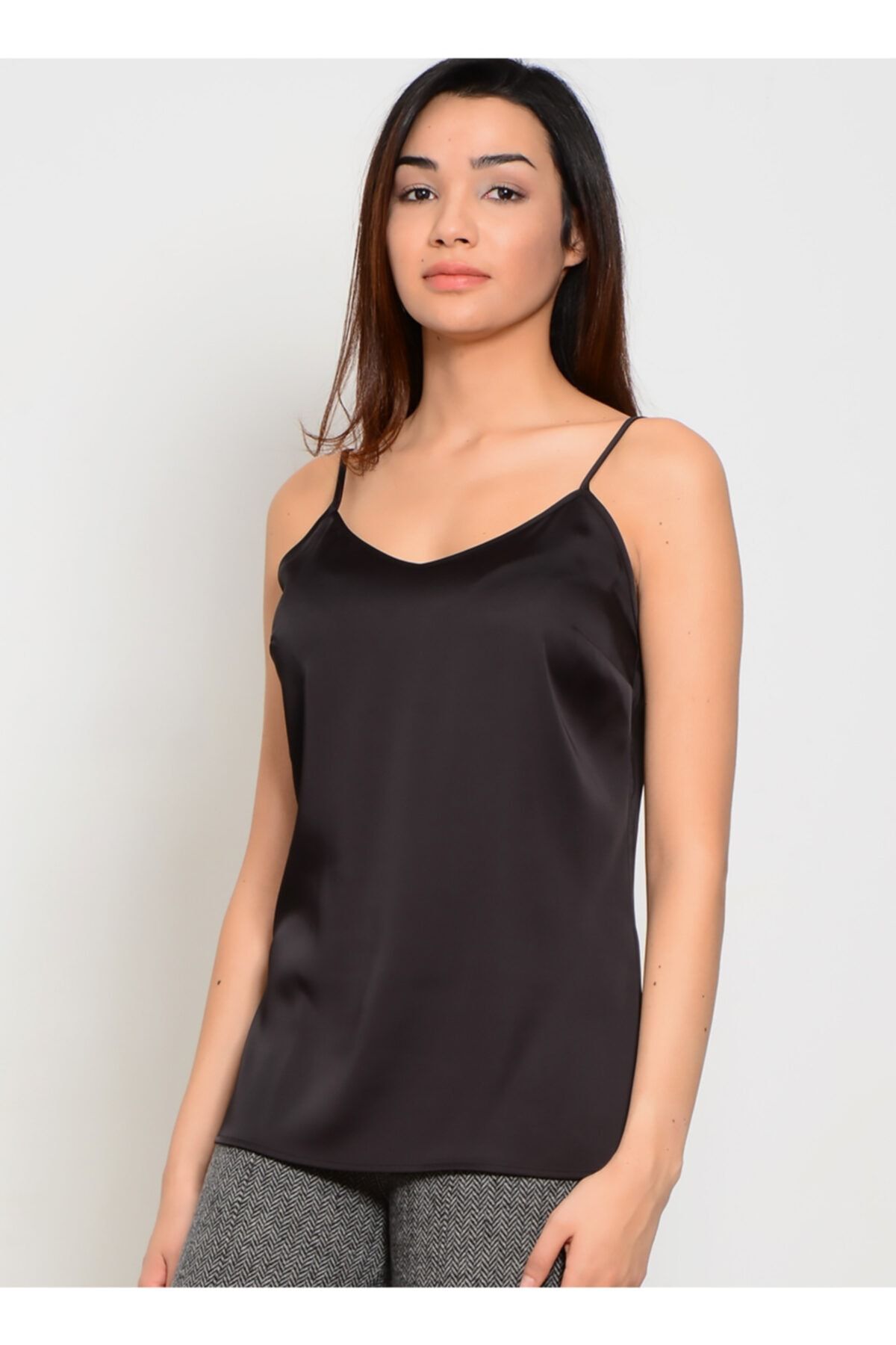 House Of Camellia Standart Fit Mor Askılı Kadın Atlet