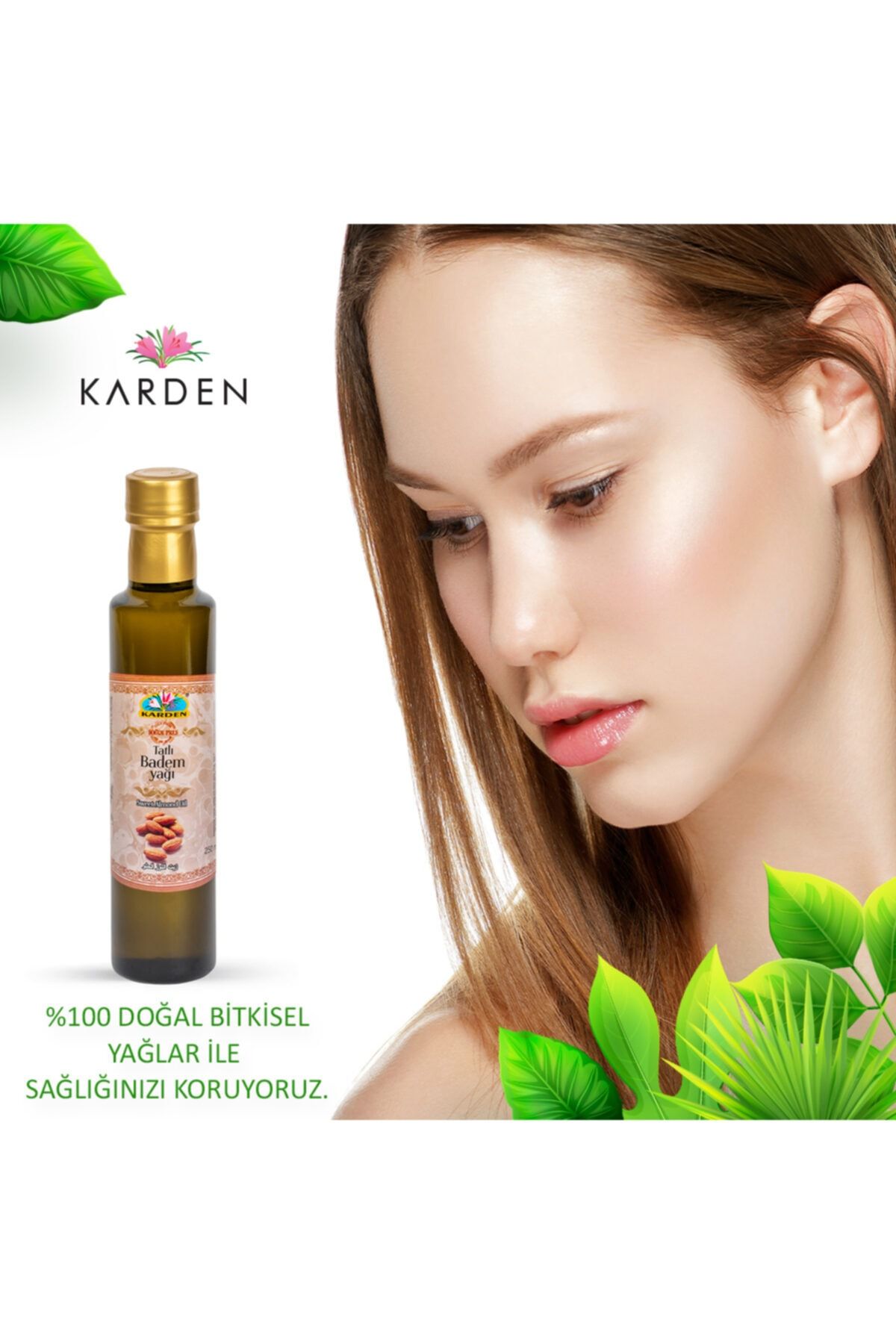 Karden Tatlı Badem Yağı 250ml