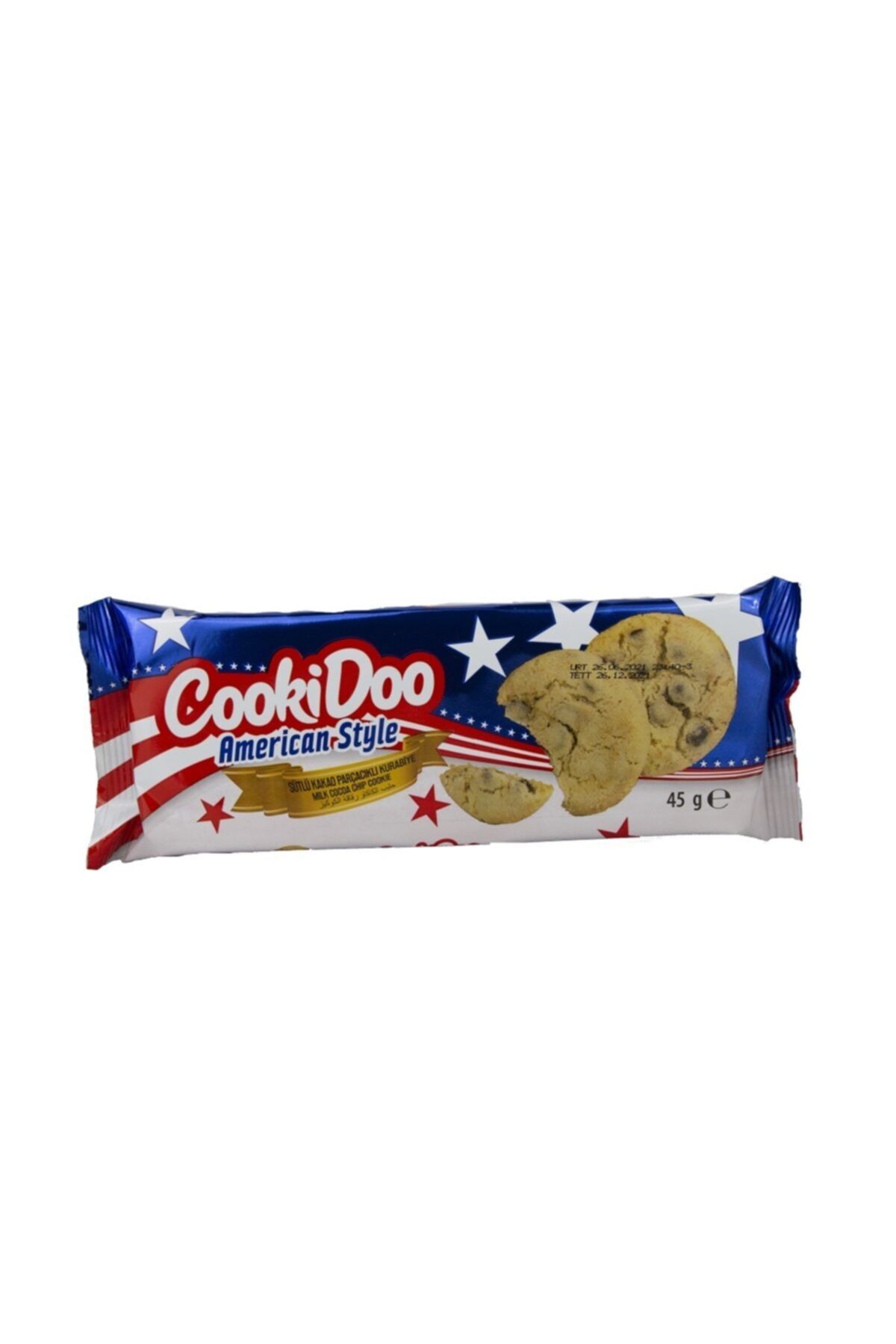 Cooky Cookidoo Sütlü Kakao Parçacıklı Kurabiye 45gr