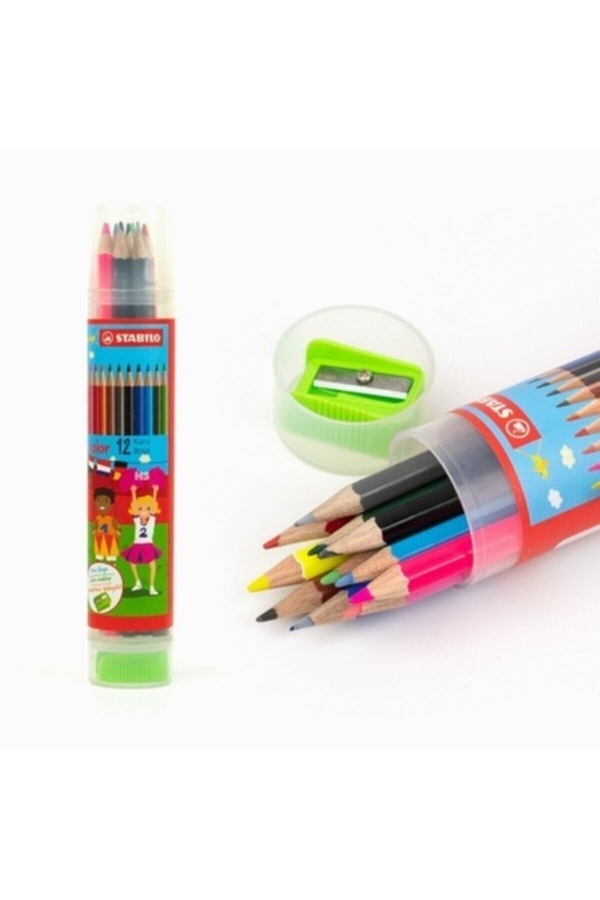 Stabilo Color Kuru Boya 12 Renk Kutulu