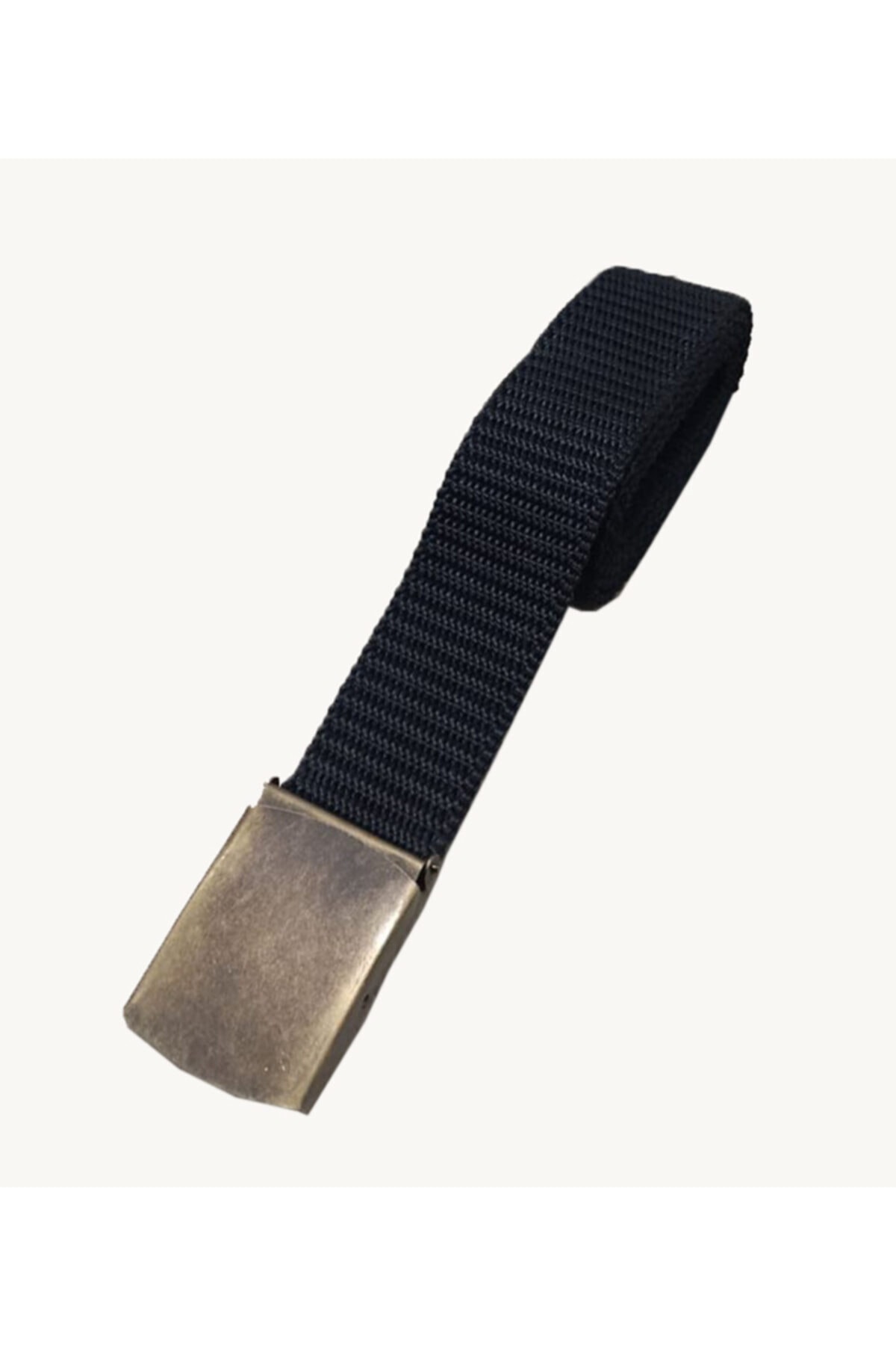 LEADER TRADE Siyah Renk Outdoor Anrasit Tokalı Kamp Kemeri Ayarlı Sarı Nikel Kaplama Tokalı 110-125 Cm