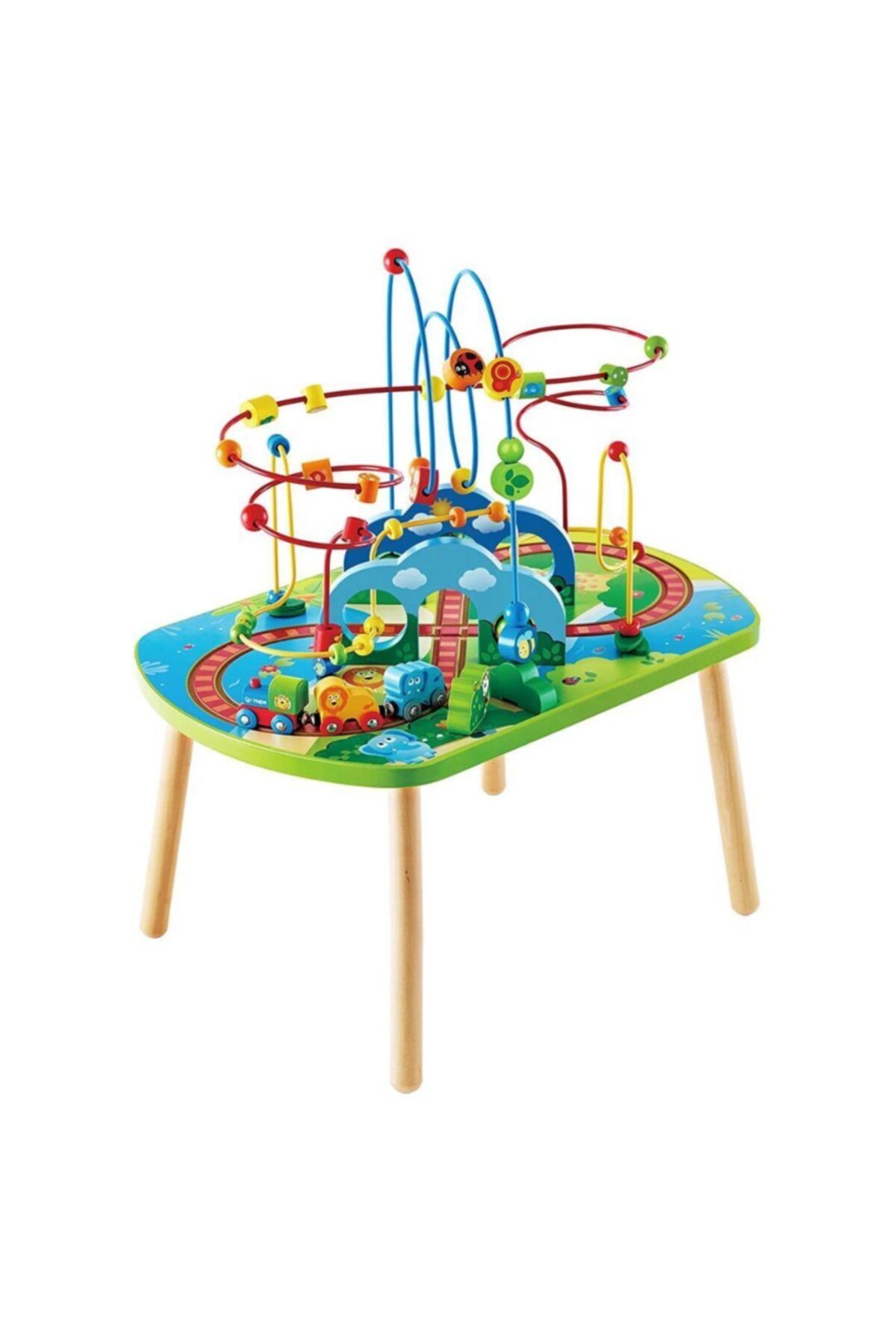 Hape Aktivite Masası - Demiryolu / Jungle Adventure Railway Table