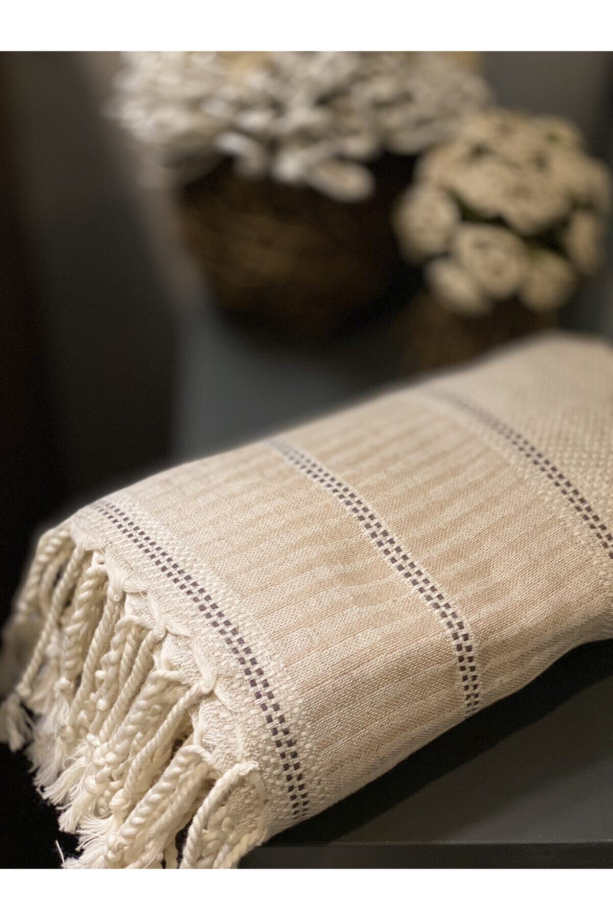 Elaa Design Keten Pamuk Özel Tasarım Peştemal