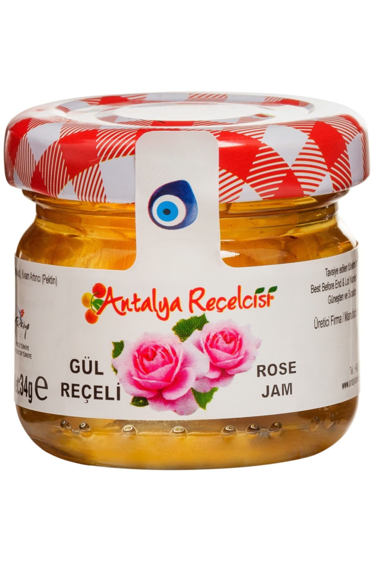 Antalya Reçelcisi Gül Reçeli Mini Boy 34gr