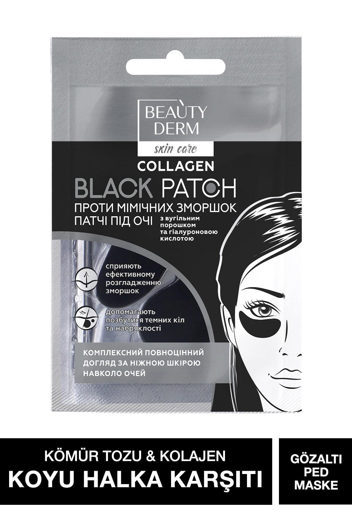 BEAUTY DERM Kömür Tozu& Kolojen Kırışıklık Karşıtı Göz Altı Pedi