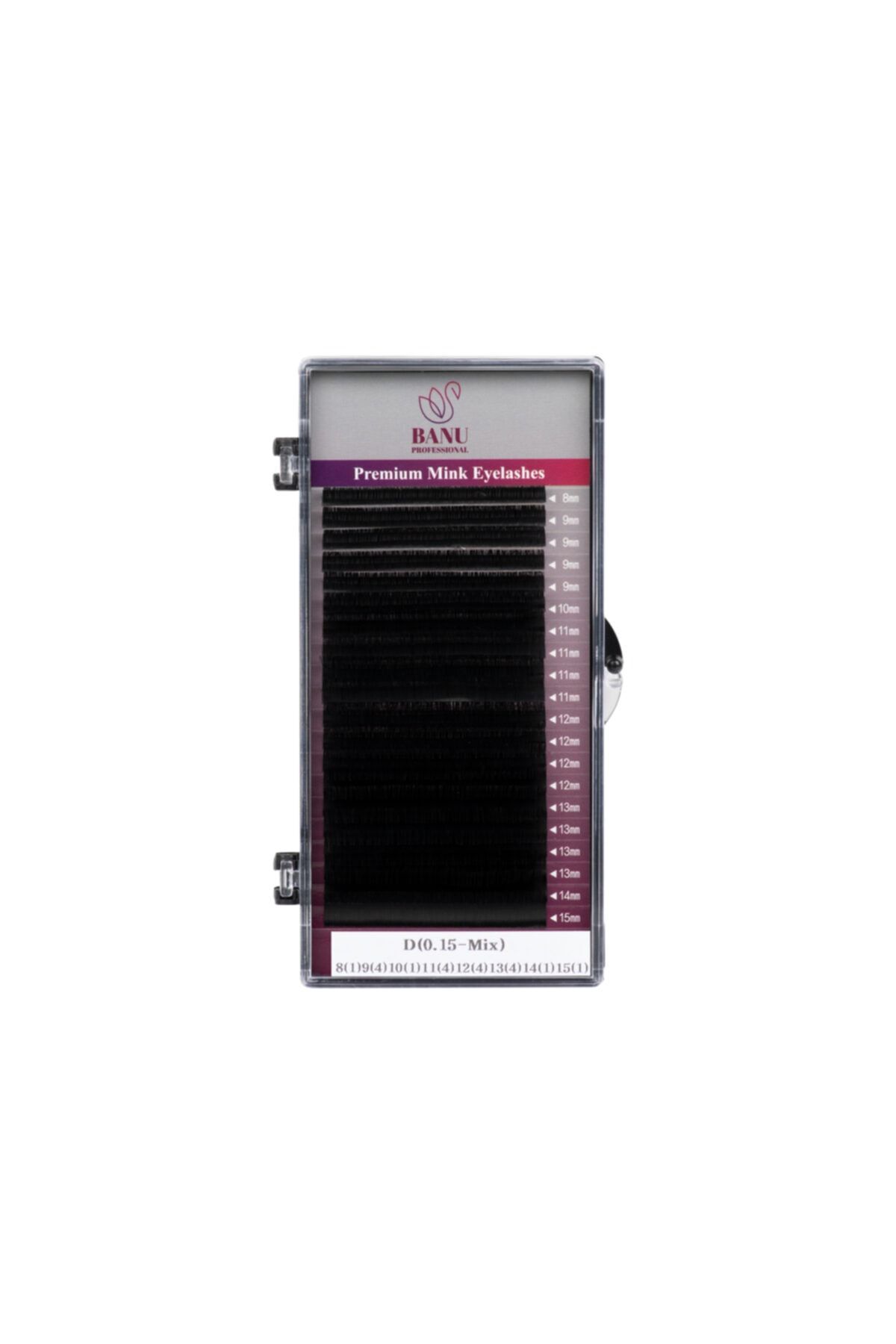 Banu Professional Ib Ipek Kirpik Premium Mink D 0,15 Mix