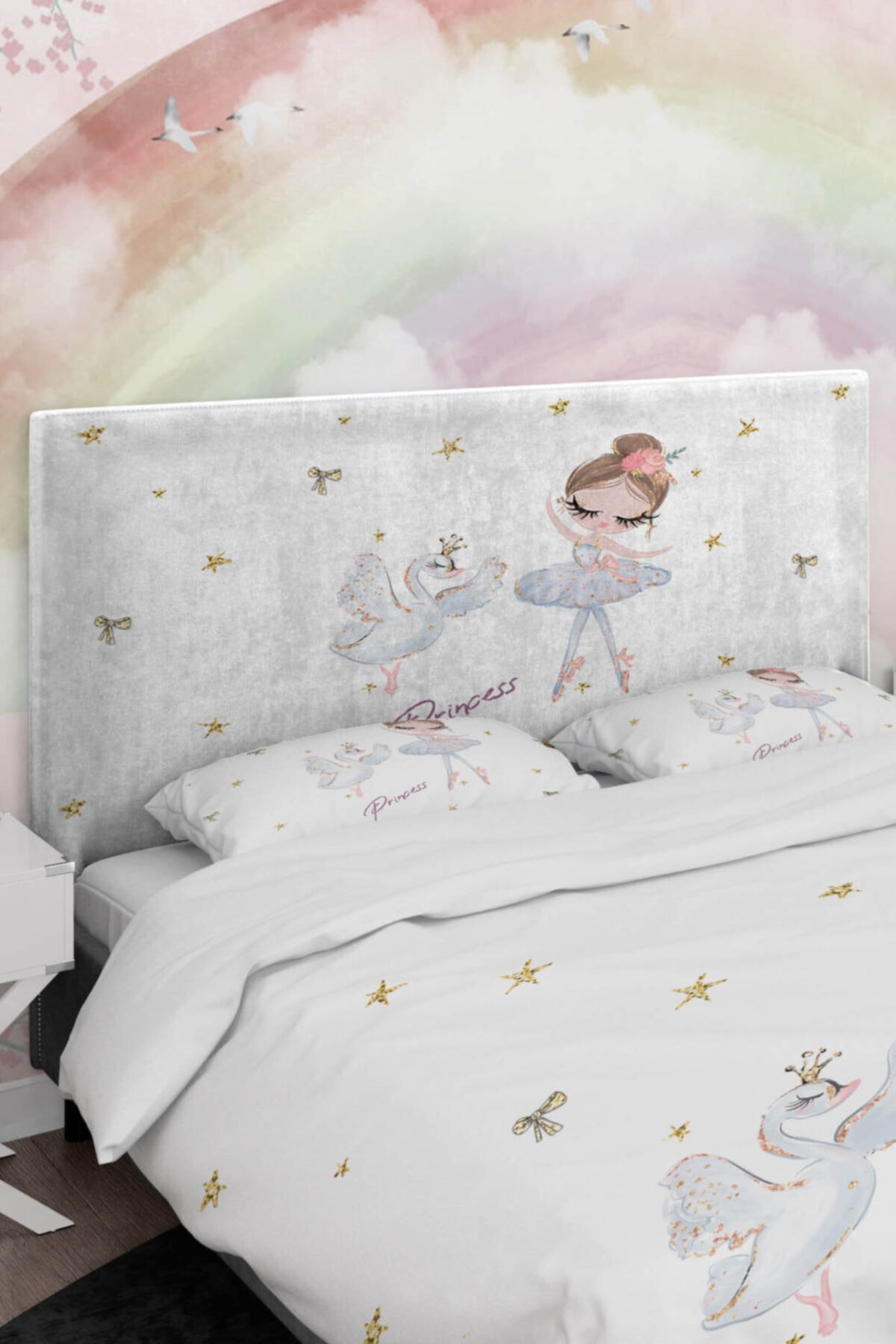 Rivaİstanbul Prenses ve Kuğu Baza Başlık Kılıfı