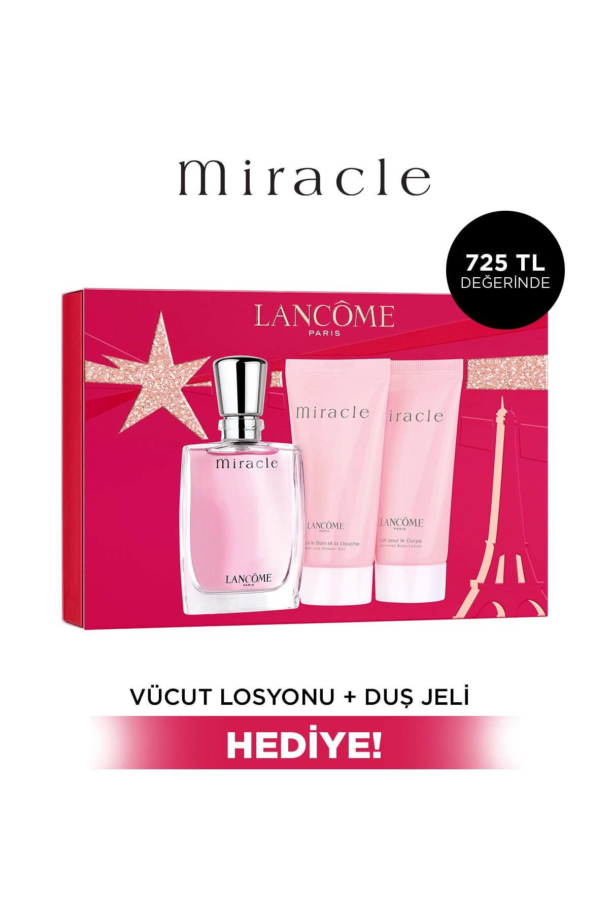 Lancome Miracle Edp Kadin Parfüm Seti 30 ml 3614273597432